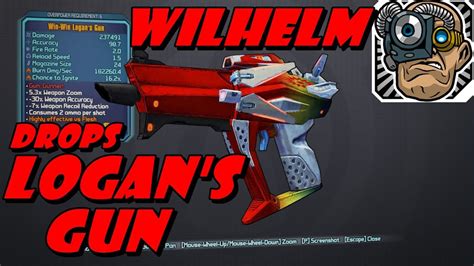 borderlands 2 wilhelm drop list